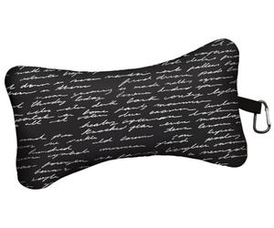 Moses. libri_x Mini cuscino da lettura Classics - Cuscino cervicale da viaggio con pratico moschettone, cuscino compatto per auto, aereo e spiaggia, cuscino da viaggio con design ergonomico