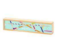 Moses. Mikado, gioco per bambini a casa e in viaggio, gioco da viaggio all'aperto in scatola di legno compatta, classico senza tempo per bambini dai 4 anni in su