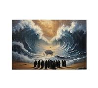 Moses Parted The Red Sea 1000 Pezzi Puzzle Per Adulti Puzzle In Legno Per Adulti Regali Decorazione Della Casa