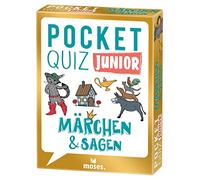 moses. Pocket Quiz Junior - Märchen & Sagen, Das Kinderquiz mit 100 Fragen und Fakten rund um Rotkäppchen, Dornröschen & Co., Für Kinder ab 8 Jahren