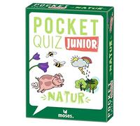 moses. Pocket Quiz Junior - Natur, Das Kinderquiz mit 100 Fragen und Fakten zu erstaunlichen Phänomenen unserer Natur, Für Kinder ab 8 Jahren