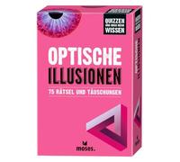 moses. Quizzen & Wissen Optische Illusionen - 75 faszinierende Sinnestäuschungen, 3D-Effekte und visuelle Rätsel, Kartenset in hochwertiger Kartenbox