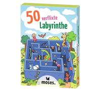 moses. Set di 50 labirinti con Diversi Puzzle di Labirinto, da semplici a Pesanti, per Il Compleanno dei Bambini o per l'inizio della Scuola, per Bambini dai 6 Anni in su