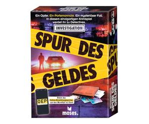 moses. Traccia del denaro - innovativo gioco di crimine con puzzle analogici e digitali, gioco di fuga con storia accattivante per detective, gioco puzzle per ragazzi e adulti giocatori dai 14 anni in
