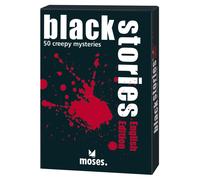 Moses Verlag 364 - Set di 50 Carte con indovinelli macabri Black Stories, n° 1 [Lingua Inglese]