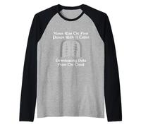 Moses Was The First Person with A Tablet Download from Cloud Maglia con Maniche Raglan