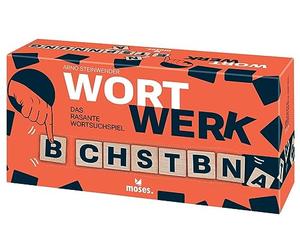 moses Wortwerk Ricerca società per acrobati di Lettere e pensatori rapidi, Parole Creativo per Serate di Gioco con 2-5 Giocatori a Partire dai 12 Anni, Colore Bianco, 90159