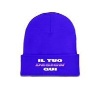 MOSGDBV Berretto A Maglia Personalizzata per Unisex Cappello Personalizzate Il Tuo con Foto Testo Crea Il Tuo Beanie cap Idea, Compleanno, Anniversario E Feste