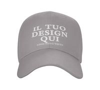 MOSGDBV Cappelli da Baseball Personalizzabili, Crea la Tua Immagine/Logo/Testo, Berretto Personalizzati Unisex Regolabili per Uomo e Donna