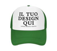 MOSGDBV Cappelli da Baseball Personalizzabili, Crea la Tua Immagine/Logo/Testo, Berretto Personalizzati Unisex Regolabili per Uomo e Donna