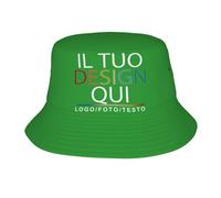 MOSGDBV Cappello Personalizzato da Pescatore Uomo Personalizzabile - Design con Logo, Testo o Foto - Perfetto per Outdoor, Pesca e Estate, Regalo Divertente