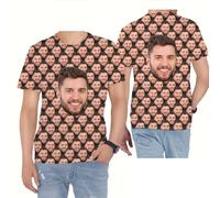 MOSGDBV Maglietta Personalizzata Stampa Magliette Personalizzate per Uomo e Donna Maglia Foto Testo Logo, Crea la Tua T-Shirt, Idea Regalo Divertente, Unisex