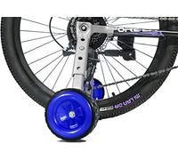 MOSHAY Roll Over Immagine per Zoom in bicicletta ruote di allenamento adatta 16 18 20 22 24 pollici bambini bicicletta variabile (blu)