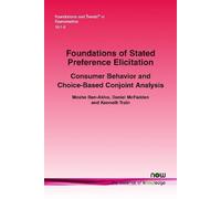 Moshe Ben-Akiva Daniel McFadden Kenneth Train Foundations of Stated (Tascabile)
