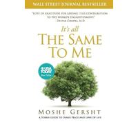 Moshe Gersht It's All The Same To Me (Tascabile)