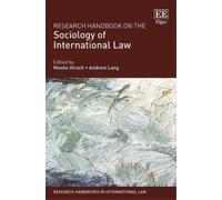 Moshe Hirsch Research Handbook on the Sociology of Internatio (Copertina rigida)