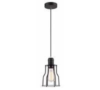 MOSHI LAMPADA A SOSPENSIONE NERA 1X E27/60W IP20 STOP MDM-2274/1
