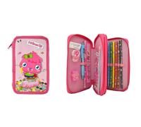 Moshi Monsters Astuccio Poppet Abito Fino Doppio Tier Pieno Set Cancelleria