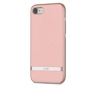 Moshi Vesta per iPhone 8/7 - Tessuto protettivo, military-grade Drop testati, resiste a polvere e graffi, ricarica wireless Blossom Pink