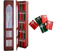 Moshifang Mini calendario dell'Avvento 2026, regalo per gli amanti dei libri, calendario natalizio con 24 libri, decorazioni per festival