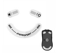 MOSHOU Piedini per mouse con bordi arrotondati e curvi, compatibili con Razer Viper V2 Pro, suola super veloce, liscia e resistente, kit di aggiornamento professionale per mouse (bianco)