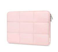 MOSISO 13-13.3 pollici Custodia PC Laptop, 13,3 pollici Gonfio Borsa Computer Compatibile con MacBook Air 13 13.6/Neo/Pro 13/14, HP, Dell, ASUS, Lenovo, Rettangolo Quilted Borsa Donne, Rosa