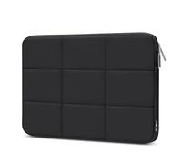 MOSISO 13-13.3 pollici Custodia PC Laptop, 13,3 pollici Gonfio Borsa Computer Compatibile con MacBook Air 13 13.6/Neo/Pro 13/14, HP, Dell, ASUS, Lenovo, Rettangolo Quilted Borsa Donne, Nero