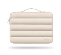 MOSISO 13-14 Pollici Custodia Laptop, 13.3 Pollici Borsa PC Gonfia Compatibile con MacBook Air 13 13.6 M3 M2 M1/Pro 13/14, HP, Dell, ASUS, Lenovo,Borsa Aperta Laterale Orizzontale Poliestere, Sabbia