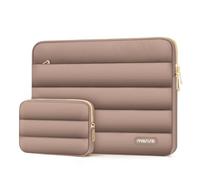 MOSISO 13-14 Pollici Custodia Laptop,13,3 Pollici Borse PC Compatibile con MacBook Air 13 13,6 M4 M3 M2 M1/Pro 13/Pro 14,HP,Dell,ASUS,Lenovo,Poliestere Orizzontale Borsa con Small Case,Marrone