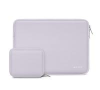 MOSISO 13,3 pollici Custodia Laptop, 13-13,3 pollici Borsa PC Compatibile con MacBook Air/Pro 13/Pro 14 M5 M4 M3 M2 M1, HP Dell Lenovo, Neoprene Borse Computer con Custodia Piccola, Lilla Polveroso
