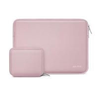 MOSISO 13,3 Pollici Custodia Laptop, 13-13,3 Pollici Borsa PC Compatibile con MacBook Air/PRO 13 / PRO 14, HP dell ASUS Lenovo Quaderno, Neoprene Borse Computer con Custodia Piccola, Baby Rosa