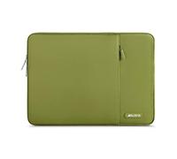 MOSISO 13,3 pollici Custodia PC Laptop Compatibile con MacBook Air/Pro 14 | 13-14 pollici Borsa PC per MacBook Pro 14/Air 13,3, HP Dell ASUS Lenovo, Poliestere Manica Verticale con Tasca, Certosa