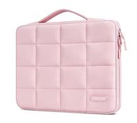 MOSISO 13 pollici Custodia PC Compatibile con MacBook Neo/Air/Pro 13 | Custodia Puffy 360° con Apertura Laterale & Maniglia Compatibile con MacBook Neo/Air/Pro 13", Rosa Pastello