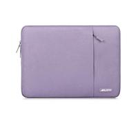 MOSISO 14 Pollici Custodia Laptop, 14 Pollici Borsa PC Compatibile con HP Lenovo Dell ASUS Acer, HP Stream, Dell Latitude, Lenovo IdeaPad, Poliestere Manica Verticale con Tasca, Viola