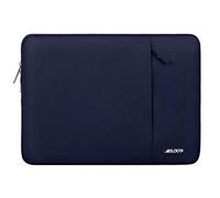 MOSISO 14 pollici Custodia PC Computer Compatibile con HP Lenovo ASUS Acer | 14 pollici Borsa PC per HP Stream, Dell Latitude, Lenovo IdeaPad, Poliestere Manica Verticale con Tasca, Navy Blu
