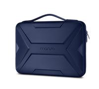 MOSISO 15-16 Pollici Custodia Rigida Laptop,15,6 Pollici Custodie Impermeabile Antiurto Borsa Computer Compatibile con MacBook HP Dell,Geometrico Artistico EVA Carry Caso con Maniglia, Navy Blu