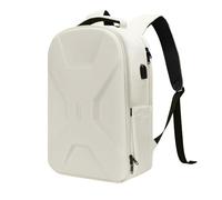 MOSISO 15,6-16 Pollici 35L Zaino Laptop con Porta Ricarica USB per Donne e Uomini, Borsa Viaggio Rigida Impermeabile per Computer, Zaino Antifurto con Cinghia per Bagaglio,Beige