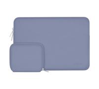 MOSISO 15 Pollici Custodia Laptop, 15 Pollici Borsa PC Compatibile con MacBook Air 15 M4 A3241 M3 A3114 M2 A2941 2025-2023, Dell XPS 15, Neoprene Borse Computer con Custodia Piccola, Grigio Lavanda
