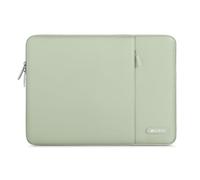 MOSISO 16 Pollici Custodia Laptop, 15-15.6 Pollici Borsa PC Compatibile con MacBook Pro 16 M4 M3 M2 M1, HP Acer Dell Lenovo ASUS Notebook, Poliestere Manica Verticale con Tasca, Salvia Verde