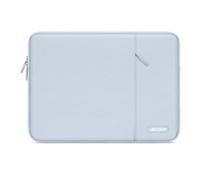 MOSISO 16 Pollici Custodia Laptop, 15-15.6 Pollici Borsa PC Compatibile con MacBook Pro 16 M4 M3 M2 M1, HP Acer Dell Lenovo ASUS Notebook, Poliestere Manica Verticale con Tasca, Bambino Blu