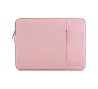 MOSISO 16 Pollici Custodia Laptop, 15-15.6 Pollici Borsa PC Compatibile con MacBook PRO 16 M4 M3 M2 M1, HP Acer dell Lenovo ASUS Notebook, Poliestere Manica Verticale con Tasca, Rosa