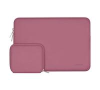 MOSISO 16 Pollici Custodia Laptop, 15-15,6 Pollici Borsa PC Compatibile con MacBook Pro 16 Pollici, HP, Acer, Dell,Lenovo,ASUS Quaderno, Neoprene Borse Computer con Custodia Piccola, Polverosa Rosa