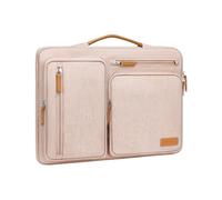 MOSISO 16 Pollici Custodia Laptop, 15-15,6 Pollici Custodia PC Compatibile con MacBook Pro 16, HP, Acer, Dell, Lenovo, ASUS, Lato Aperto Borsa con 4 Cerniera Tasche&Maniglia, Cachi
