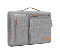 MOSISO 16 Pollici Custodia Laptop, 15-15,6 Pollici Custodia PC Compatibile con MacBook Pro 16, HP, Acer, Dell, Lenovo, ASUS, Lato Aperto Borsa con 4 Cerniera Tasche&Maniglia, Grigio