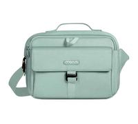 MOSISO Borsa a Tracolla Fotocamera per DSLR/SLR/Mirrorless, Borsa Fotografia Imbottita Compatta con Copertura Antipioggia Compatibile con Canon/Nikon/Sony Fotocamere e Obiettivi,Verde Antico