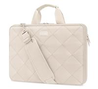 MOSISO Borsa Porta Tracolla PC Laptop,13-13.3 Pollici Doppio Strato Soffice Imbottito Borsa Laptop con Antifurto Cerniera Compatibile con MacBook,HP,Dell,Lenovo,Asus Notebook,Sabbia