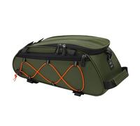 MOSISO Borsa Portabici con 2 Laterali Rimovibili,Borsa Termica Impermeabile per Bagagliaio Bici Termica Isolata per Sedile Posteriore Bici Tracolla per Bicicletta Sella Viaggio,Militare Verde