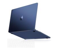 MOSISO Compatibile con MacBook Pro 13 Cover M2 M1 2025-2016 A2338 A2289 A2251 A2159 A1989 A1706 A1708, per MacBook Pro 13,3 Pollici Custodia Naturale Ultra-Sottile&Copritastiera, Blu Notte