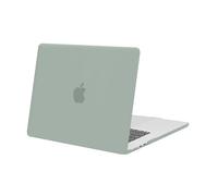 MOSISO Cover Compatibile con MacBook Air 15 Custodia M4 M3 M2 2025 2024 2023 A3241 A3114 A2941 con Touch ID, Cover per Macbook Air 15 Pollici M4 M3 M2 Protezione Rigida Case, Verde Antico