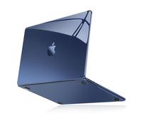 MOSISO Cover Compatibile con MacBook Air 15 Custodia M4 M3 M2 2025 2024 2023 A3241 A3114 A2941 con Touch ID,Cover per Macbook Air 15 Pollici M4 M3 M2 Case Supera Bellezza Naturale,Cristallo Mezzanotte
